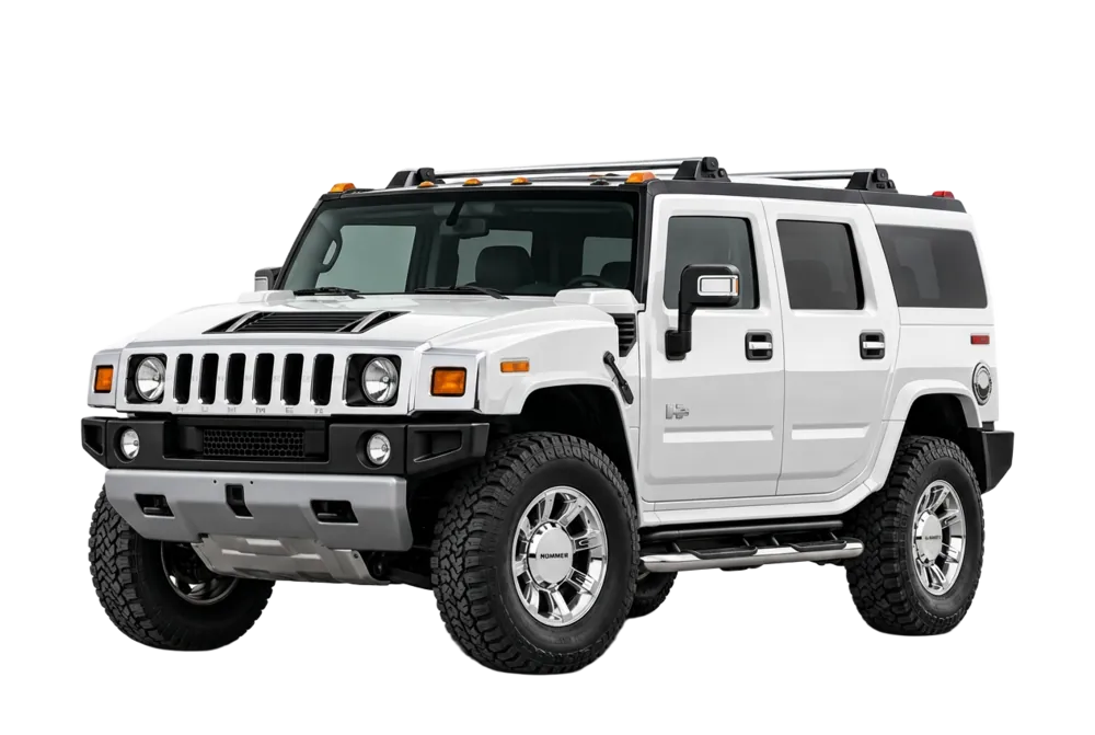Hummee H2 White available for luxury car rental