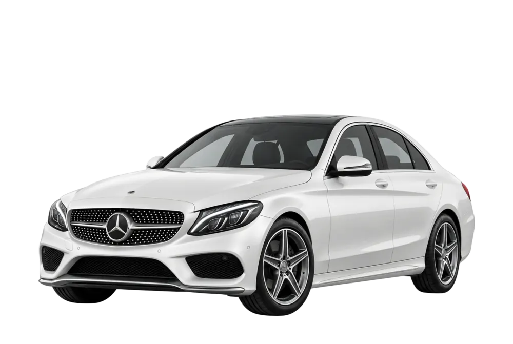 Mercedes C 300 White available for luxury car rental