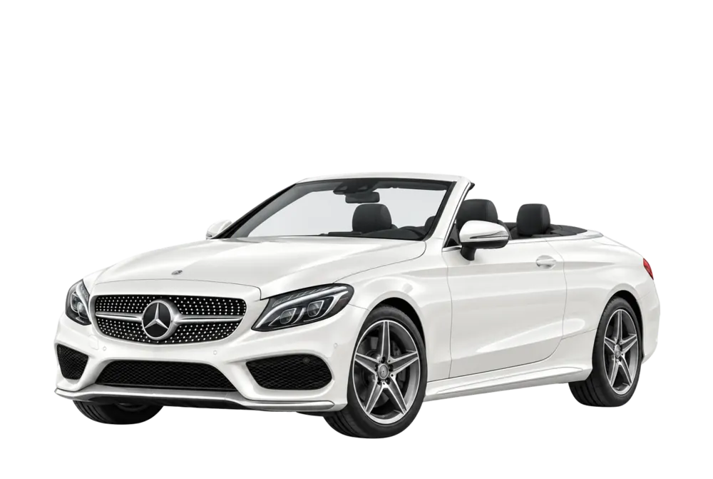 Mercedes Convertible White, Convertible