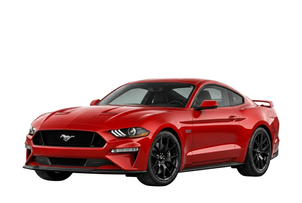 Mustang GT Red available for luxury car rental