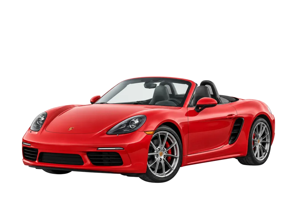Porsche Boxster Red available for luxury car rental