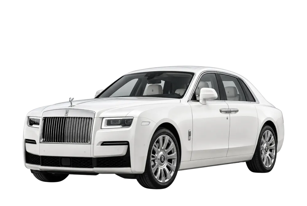 Rolls Royce Sedan White available for luxury car rental